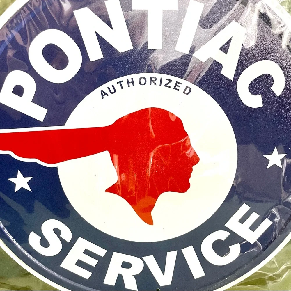 NEW Pontiac Service Metal Sign